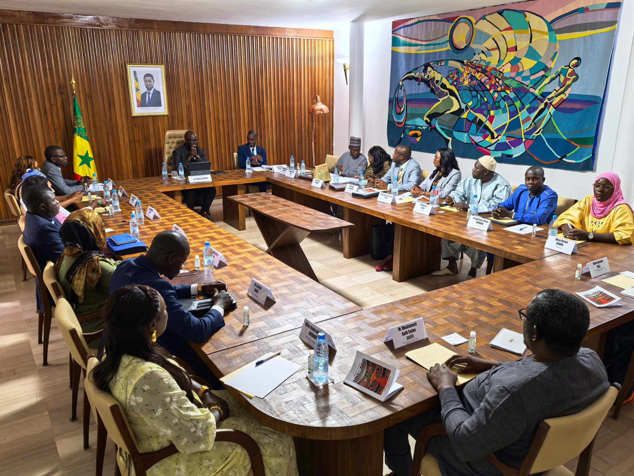 Rencontre avec les membres du bureau de la 15e législature : Le Président de l’Assemblée, El Malick Ndiaye présente sa vision…