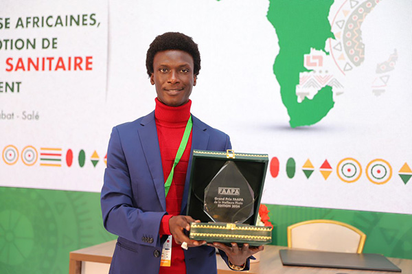 Abdou Khadre Dieylani Seydi de l’Aps primé au Grand Prix photo de la Faapa