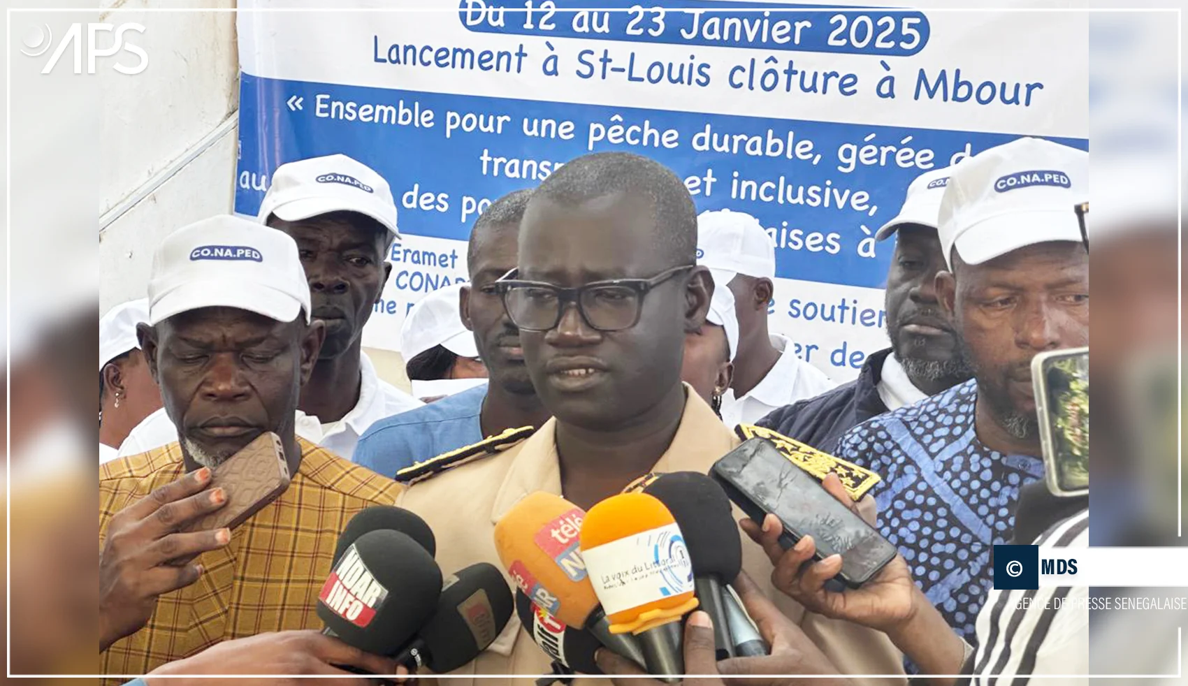 Caravane pour une pêche durable à Saint-Louis : un plaidoyer remis au gouverneur