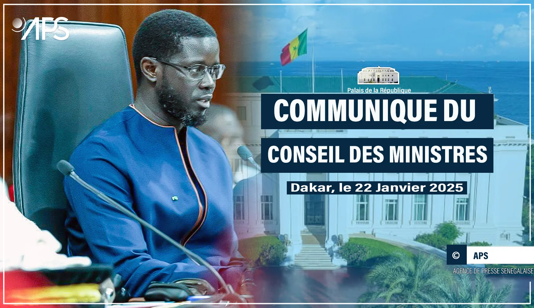 Diomaye préside le Conseil des ministres sur le renforcement des réformes publiques au Sénégal