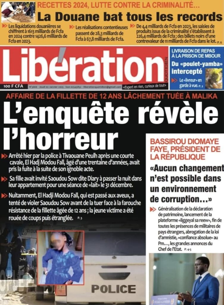 La Matinale Senego : Diary Sow et le choc à Malika