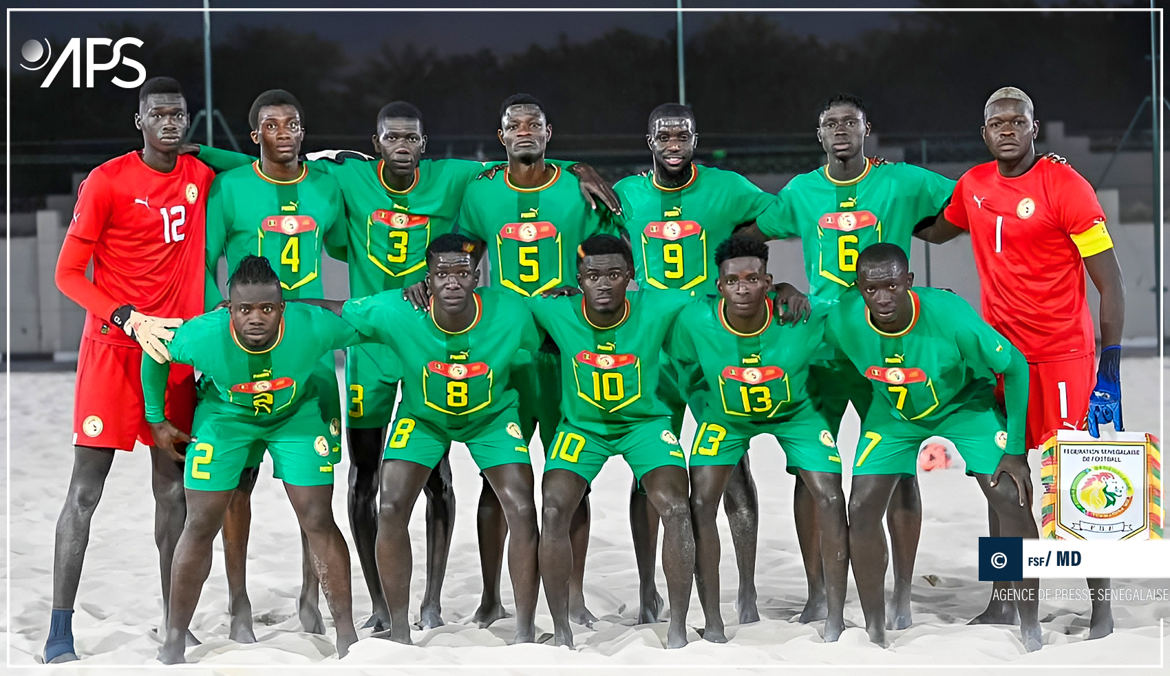 Le Sénégal triomphe face aux Émirats Arabes Unis en beach soccer amical