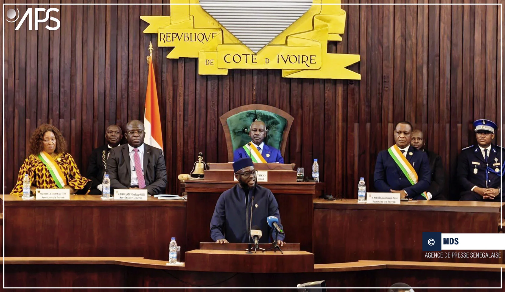 Malick Ndiaye promeut le dialogue parlementaire en Afrique lors de sa visite en Côte d’Ivoire