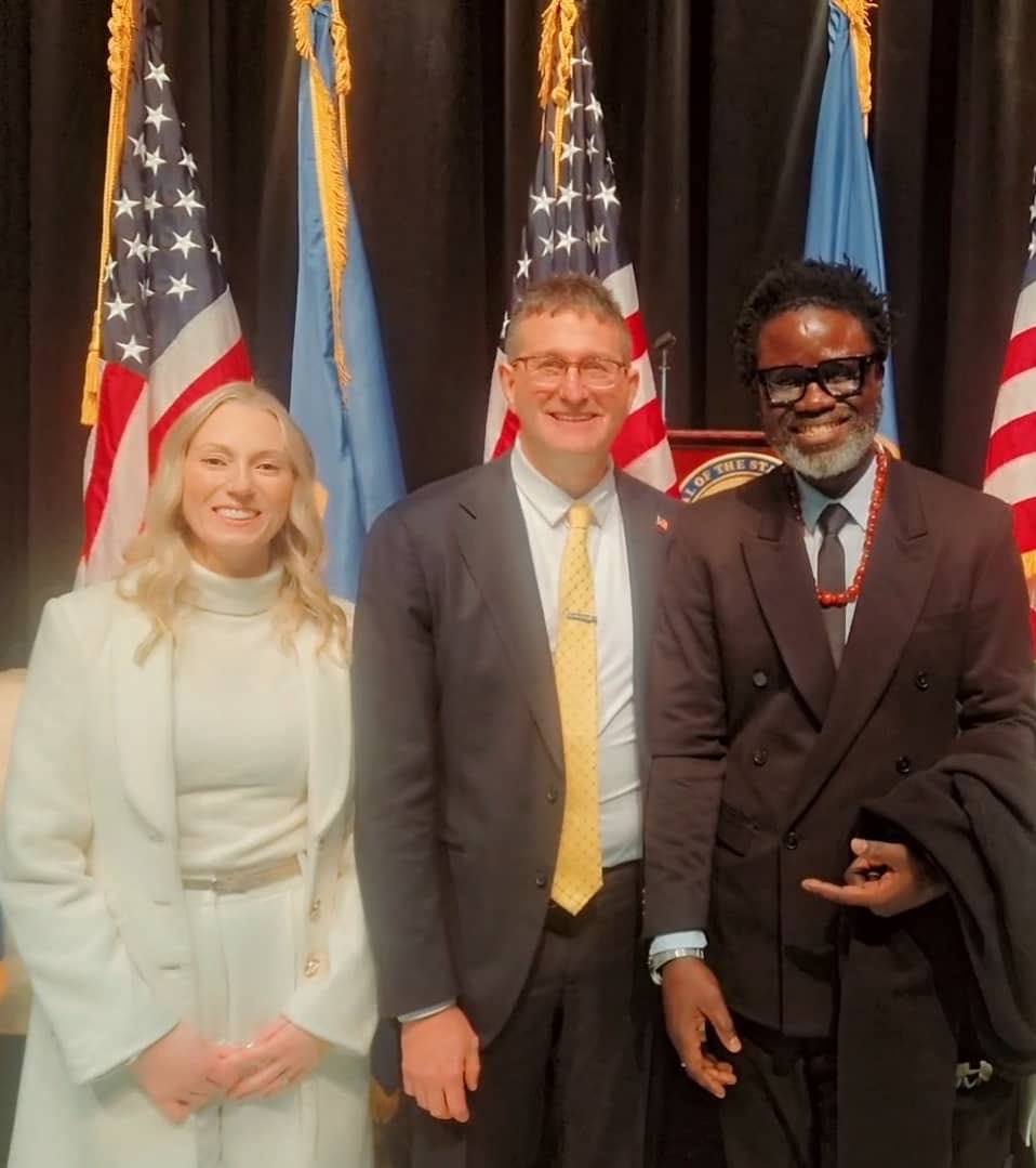 Papis Niang, ambassadeur du tourisme sénégalais, présent lors de l’inauguration officielle du gouverneur du Delaware