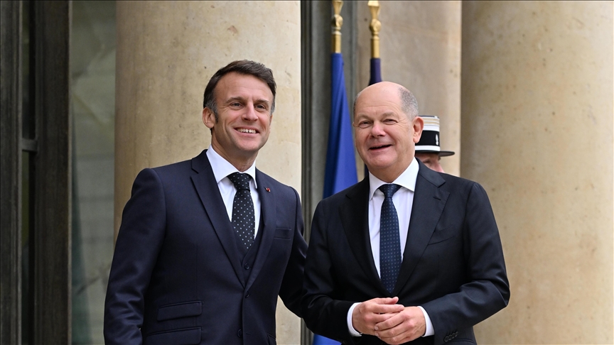 Rencontre à l’Élysée : Macron et Scholz face au défi américain