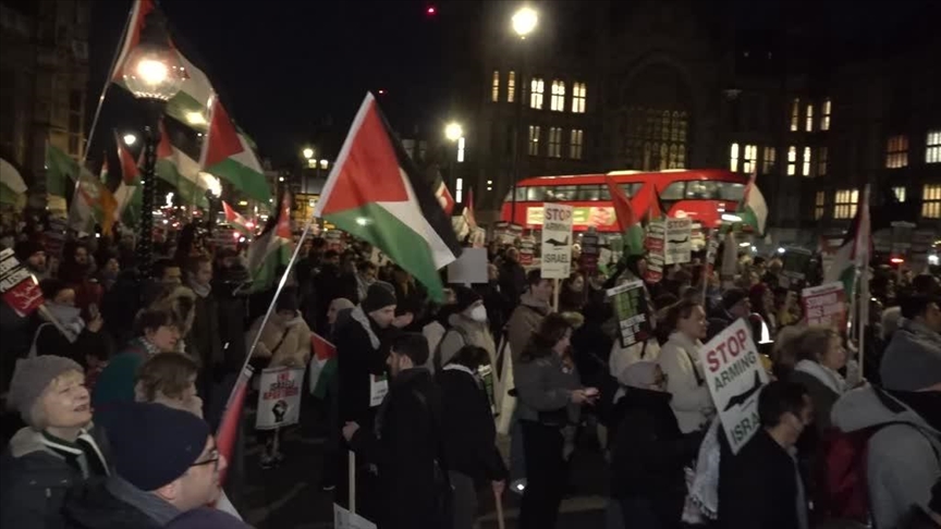 Royaume-Uni : Protestations à Londres contre les attaques israéliennes sur Gaza