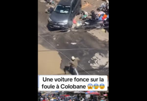 Incroyable: Un conducteur fonce sur la foule à Colobane et sème la panique (vidéo)