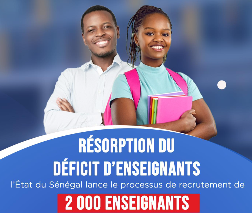 2000 enseignants en renfort au système éducatif  sénégalais: Le recrutement annoncé bientôt !