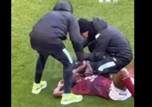 (Vidéo) Fc Metz: Idrissa Guèye s’est cassé deux dents lors du duel sur son but