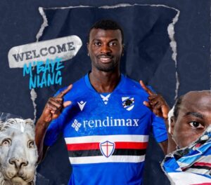 Mercato : Mbaye Niang s’engage avec la Sampdoria jusqu’à la fin de la saison!