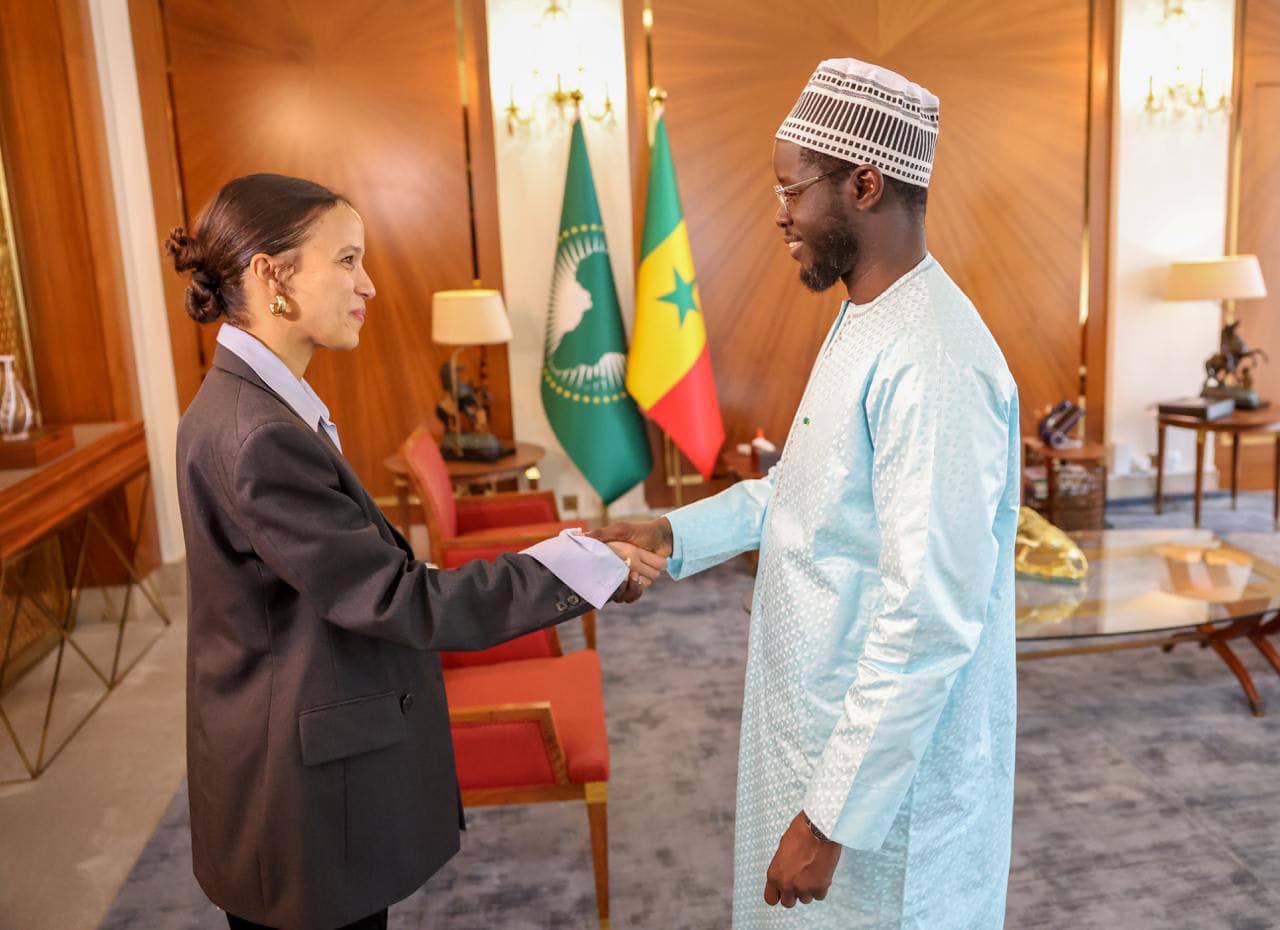 (Photos) Sénégal: La réalisatrice et actrice franco-sénégalaise Mati Diop reçue par le Président Diomaye Faye