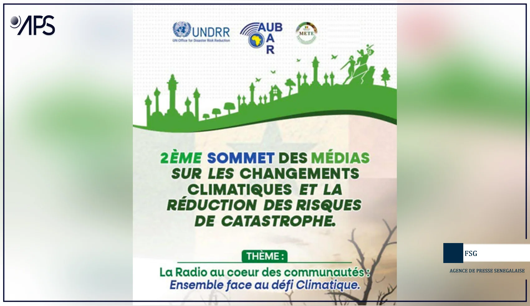 Dakar accueille le Sommet des médias sur le climat : la radio au cœur de la lutte