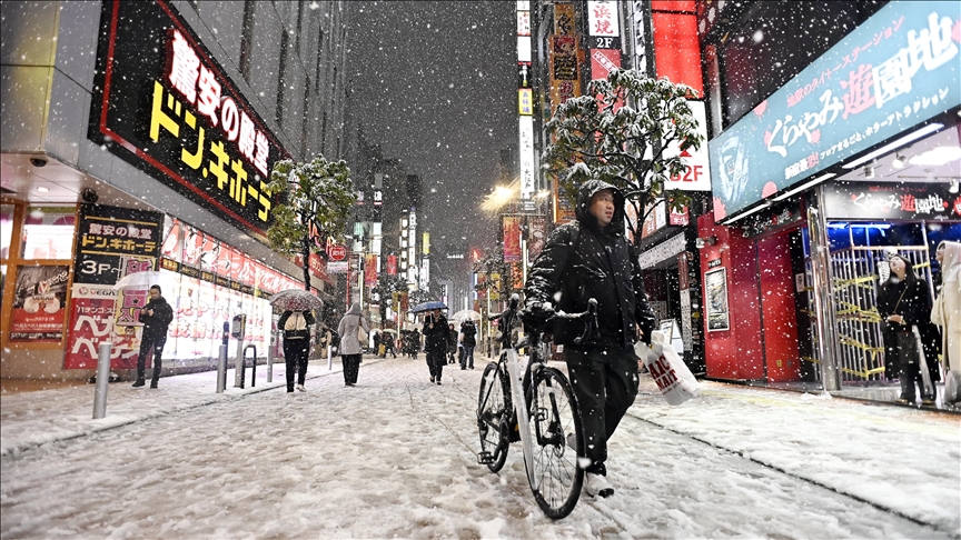 Japon : Chutes de neige records à Hokkaido perturbent les transports