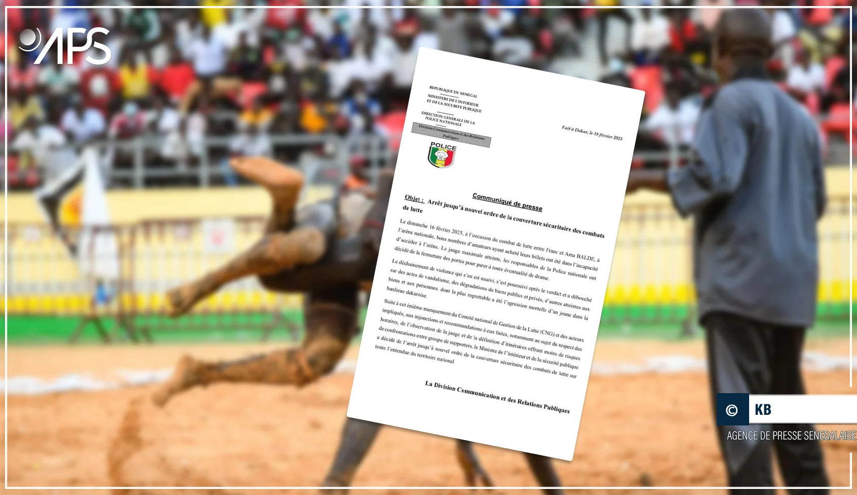 Suspension de la sécurité lors des combats de lutte au Sénégal : l’avenir des affiches en jeu