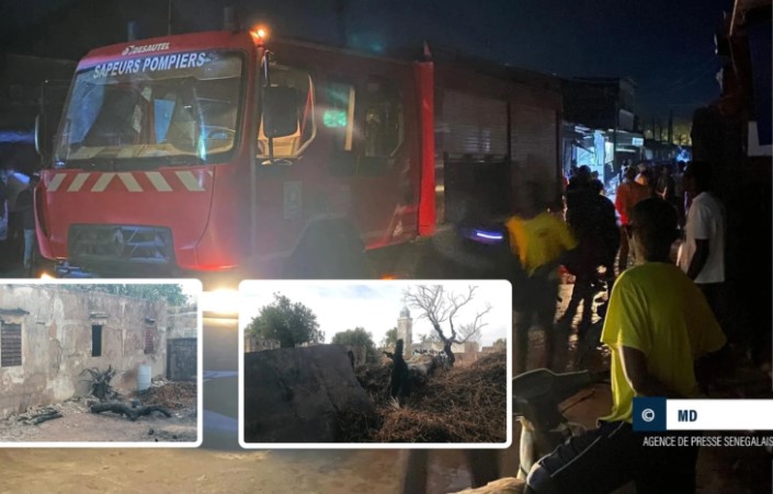 Ziguinchor – Incendie au marché Saint-Maur: 03 cantines ont été complètement ravagées par le feu