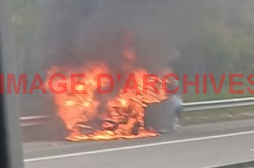 Alerte : Incendie sur l’Autoroute de l’Avenir, un bouchon de plus de 7 km