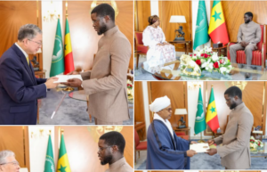 Palais : Pr. Diomaye Faye reçoit 5 nouveaux ambassadeurs accrédités au Sénégal