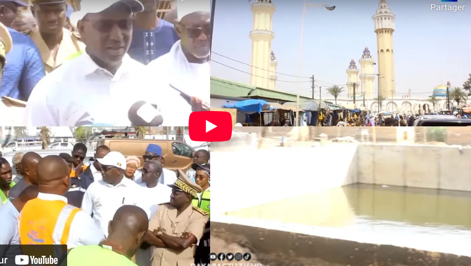 Inondations à Touba, le Ministre Cheikh Tidiane Diéye assure que les bassins… (vidéo)