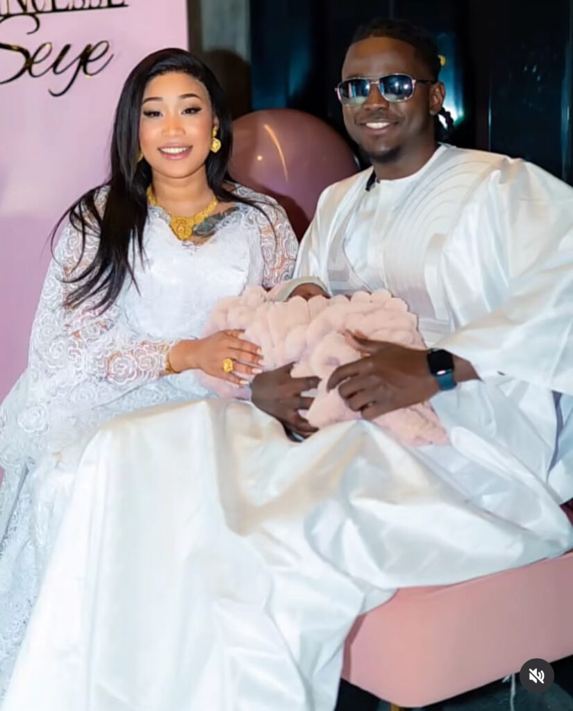 Alima Diagne et Deve célèbrent le baptême de leur fille : Retour en images