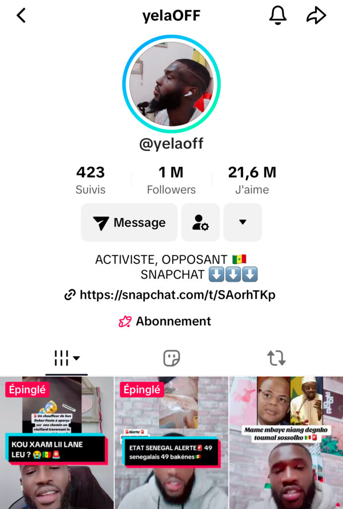 "Désabonner Yela" n