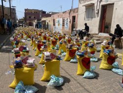 Distribution solidaire de kits alimentaires à Djiddah-Thiaroye-Kao