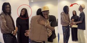 Fallou et Bébé Bineta rendent visite à Wally Seck : un moment de convivialité