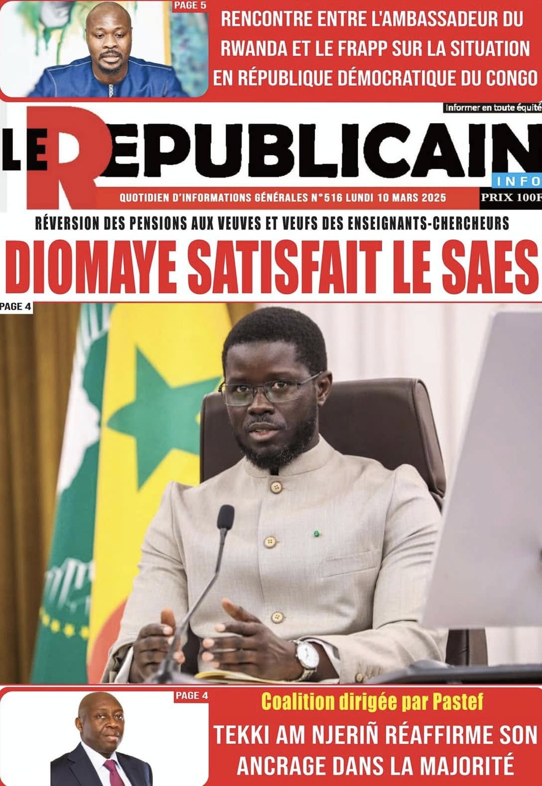 La Matinale Senego : Guy Marius Sagna et Khady Saliou en appellent à Ousmane Sonko