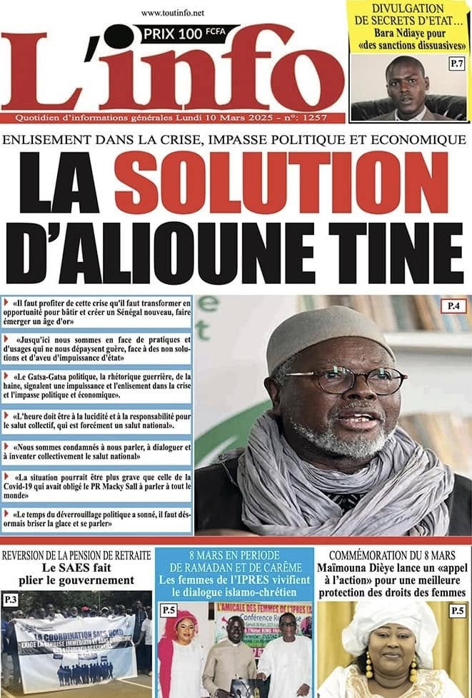 La Matinale Senego : Guy Marius Sagna et Khady Saliou en appellent à Ousmane Sonko