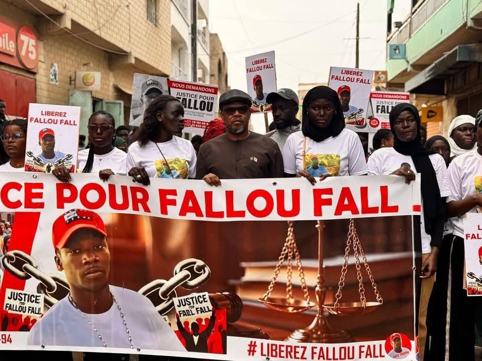 Manifestation à Yeumbeul pour exiger la réouverture du dossier Fallou Fall