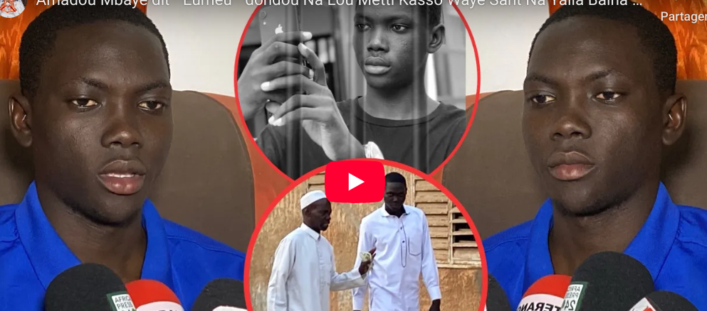 Amadou Mbaye dit « Eumeu » après sa sortie de prison donne des nouvelles de Fallou Fall (vidéo)