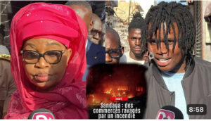 Aïda Mbodj promet un soutien financier à Mor Talla Fall après l’incendie de sa boutique à Sandaga