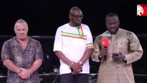 (Vidéo) MMA à Lomé : Le lutteur Modou Lo surprend et séduit avec un discours en français, Regardez!