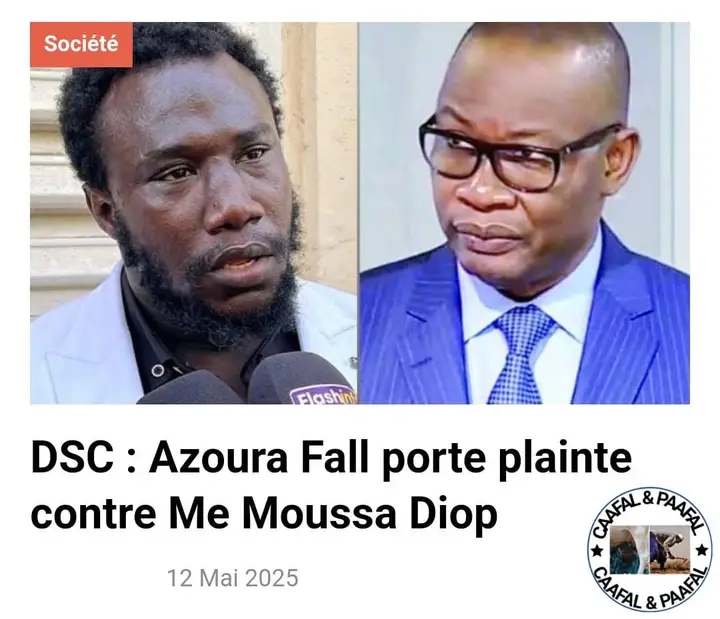 Me Moussa Diop ironise sur la plainte d’Azoura Fall : « quelqu’un que son propre camp présente comme un déficient mental »