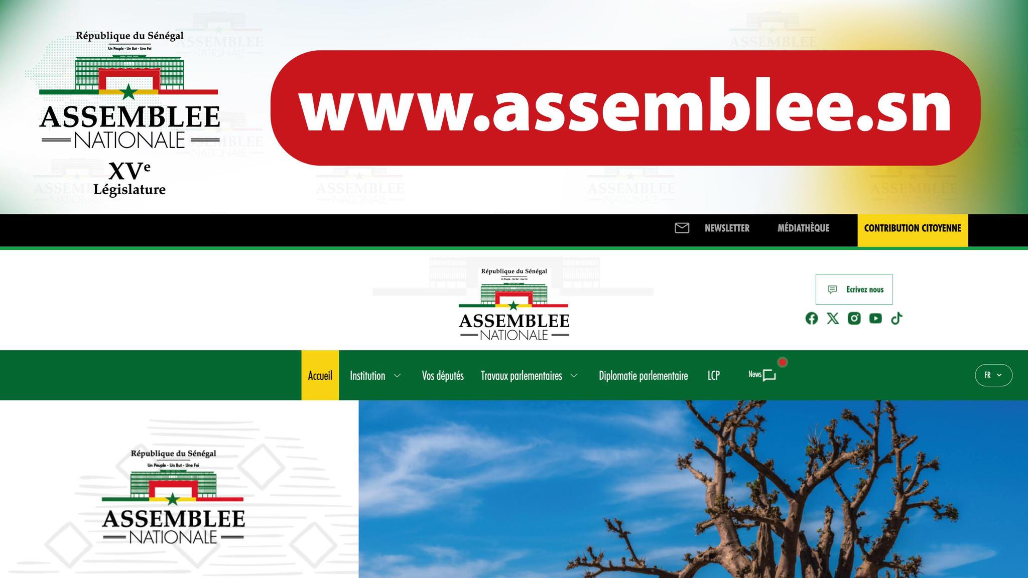 Sénégal – L’Assemblée nationale lance son nouveau site web au service de la démocratie