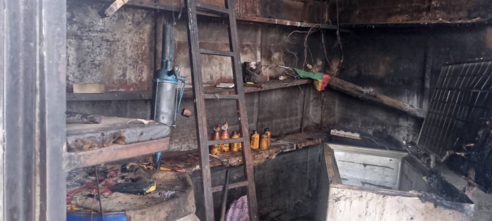 Des boutiques d’alimentation générale ont été la proie des flammes à la gare routière de Thiès