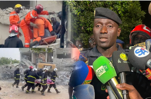 Effondrement d’un immeuble à Touba : 8 morts et des recherches en cours