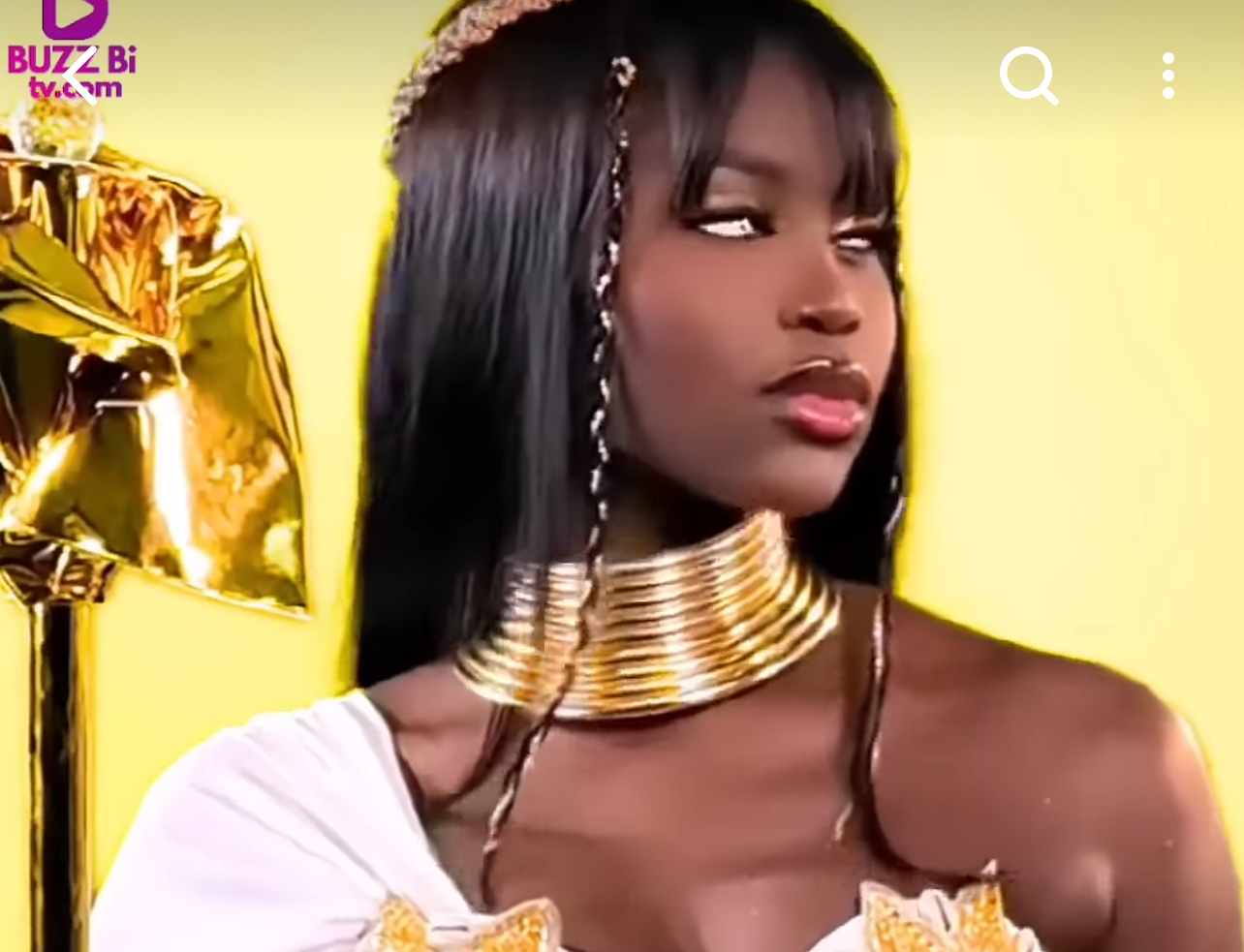 Fatou Ndiaye éblouit avec son look Cléopâtre pour un challenge