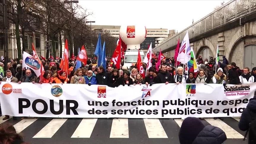 France : Grève nationale prévue le 13 mai par les syndicats de la fonction publique