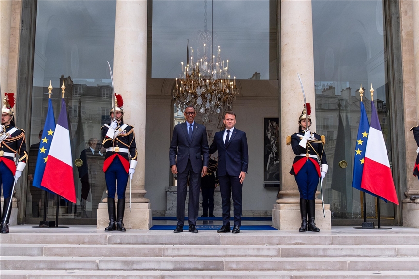 France : Rencontre entre Emmanuel Macron et Paul Kagame à l’Élysée