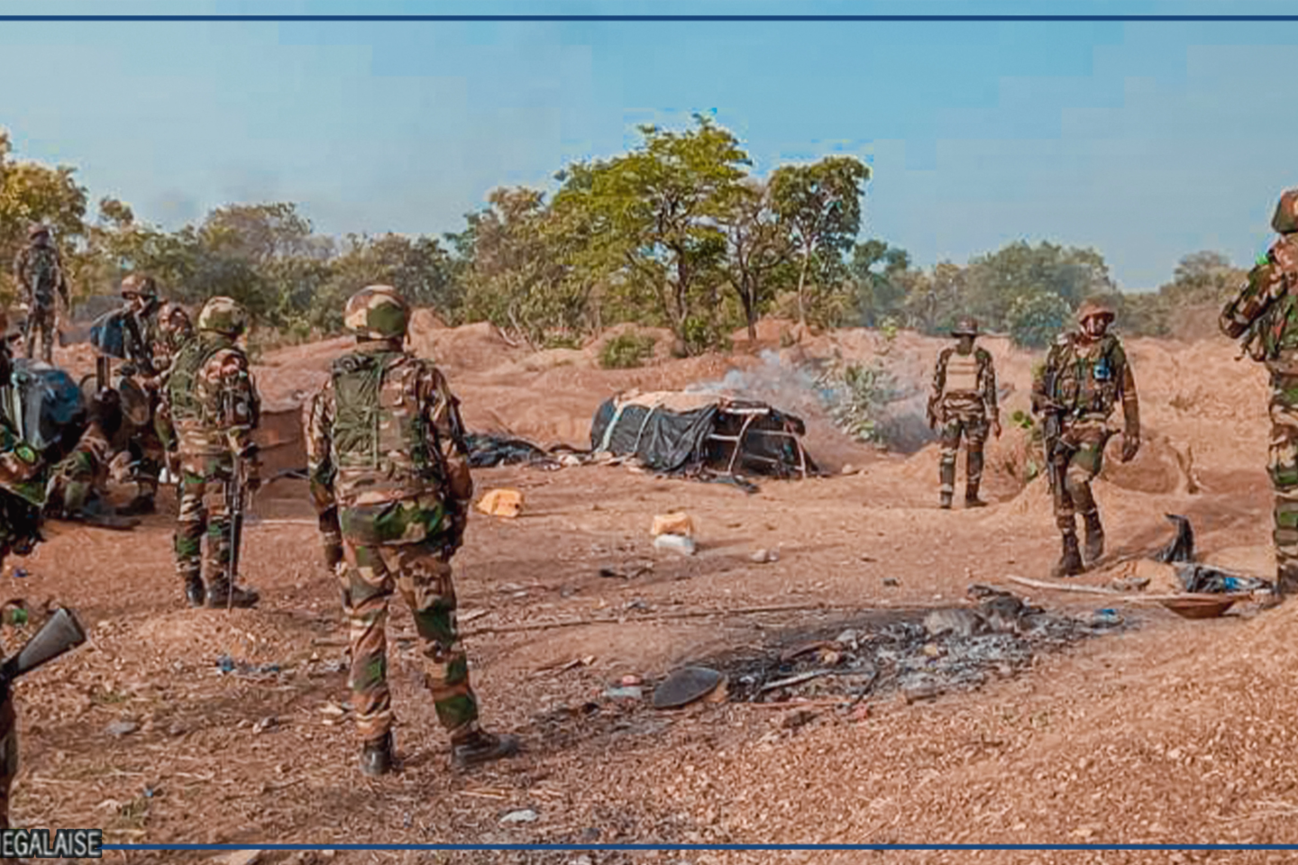 Kédougou : Démantèlement de sept sites d’orpaillage clandestins par l’armée