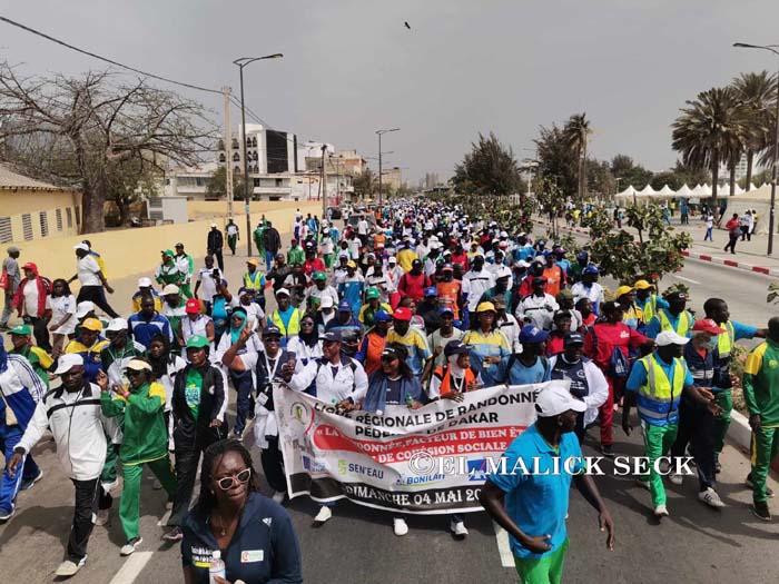 Randonnée Ligue Dakar : 70 clubs unissent leurs pas pour le bien-être et la cohésion sociale (Photos)