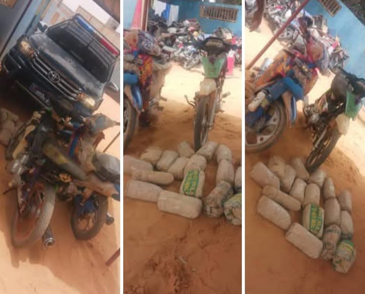 Saisie de 16 kg de chanvre indien par la gendarmerie à Diass