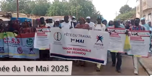 Sédhiou : Les syndicats en marche contre les licenciements et la précarité