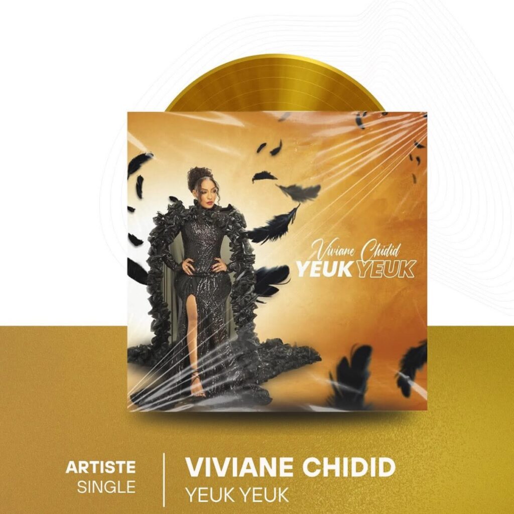 Viviane Chidid célèbre la certification en or de son titre "Yeuk Yeuk"