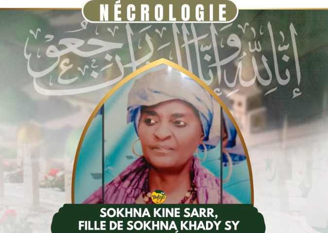 Tivaouane en deuil: Décès de Sokhna Kiné Sarr, Petite-fille de Serigne Babacar Sy, et épouse de Serigne Abdourahman Fall Tilala