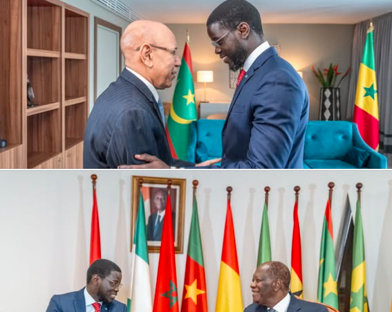 Africa CEO Forum : Diomaye Faye renforce la coopération avec la Côte d’Ivoire et la Mauritanie