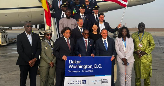 Dakar – Washington en 7 heures : Le vol inaugural de United Airlines atterrit à l’AIBD