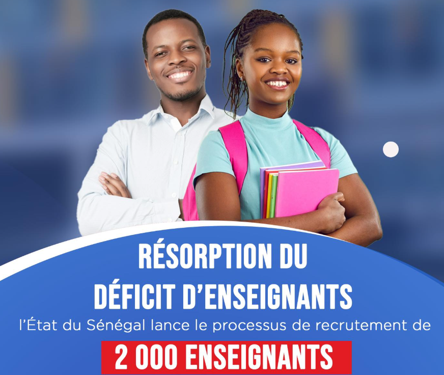 Recrutement spécial de 2000 enseignants : le ministère de l’Éducation dévoile les résultats