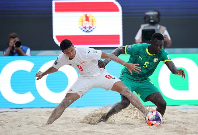 Coupe du monde de Beach Soccer : Le Sénégal dompte Tahiti (6-3) et se qualifie pour les quarts