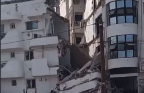 Ngor : Terribles images de l’effondrement d’un immeuble (Vidéo)